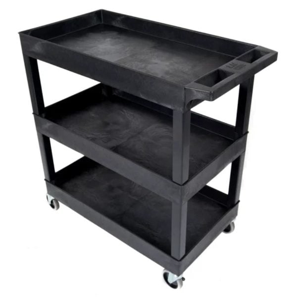 3 Tub Shelf Utility Cart - Image 4