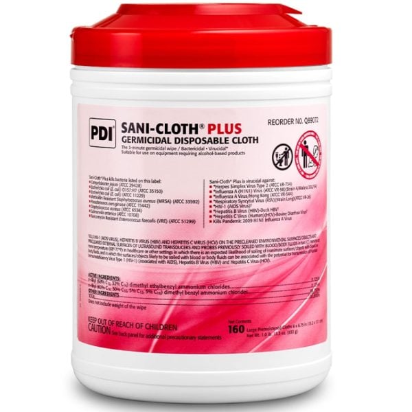 Sani-Cloth Plus Germicidal Disposable Cloth - Image 2