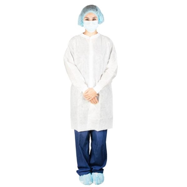 Lab Coat without Pockets Small, White