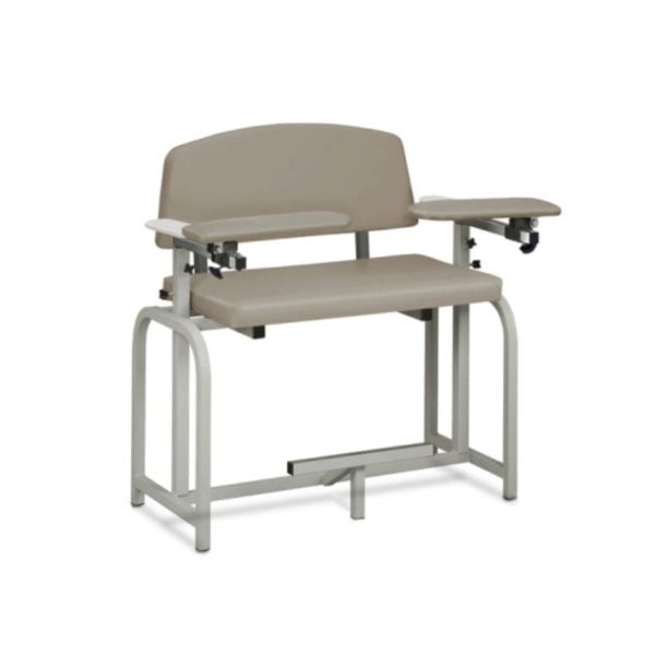 Lab X Series Extra Wide and Extra Tall Blood Drawing Chair with Padded Arms