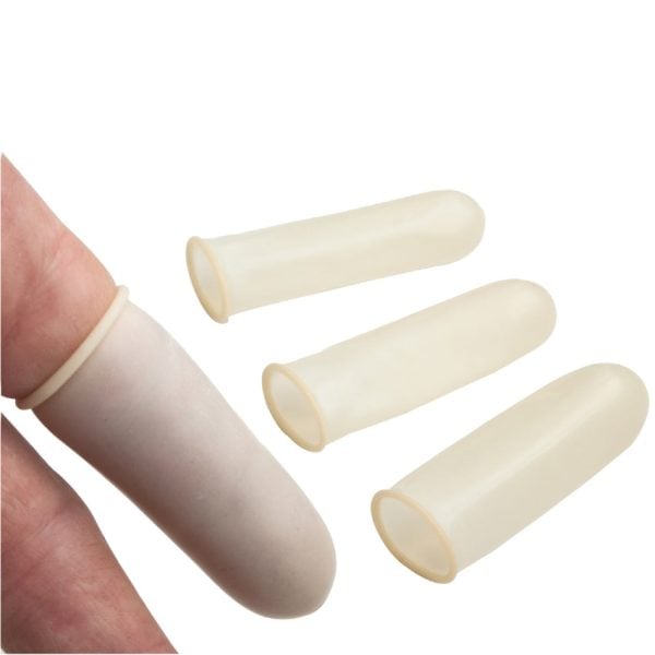 Latex Finger Cots Small