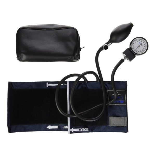 Mabis Caliber Series Aneroid Sphygmomanometer, Adult, Blue - Image 2