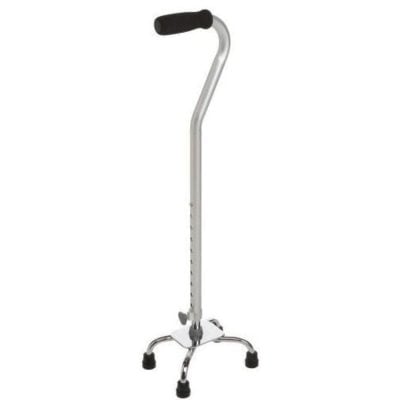 Adjustable Folding Quad Cane - Small Base