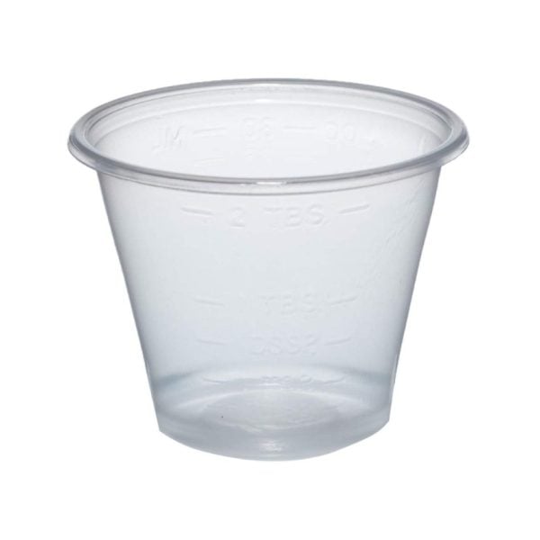 Calibrated Plastic Medicine Cup, 1 oz