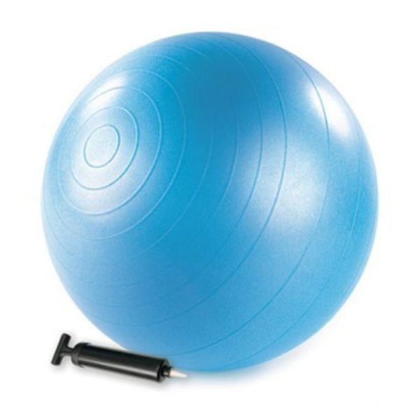 Stability Ball with Pump, 55cm, Blue