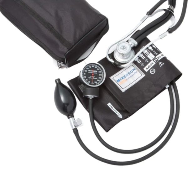 Aneroid Sphygmomanometer-Sprague Kit, Black