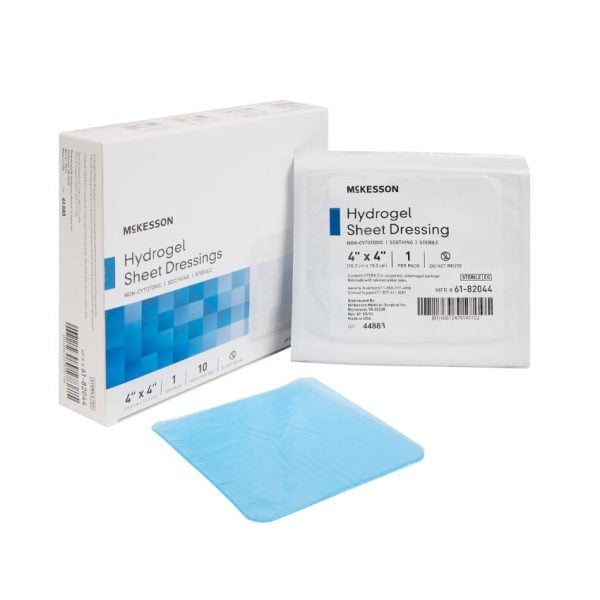 Hydrogel Wound Dressing, 4" x 4"