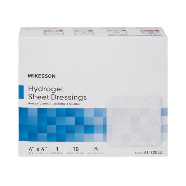 Hydrogel Wound Dressing, 4" x 4" - Image 2