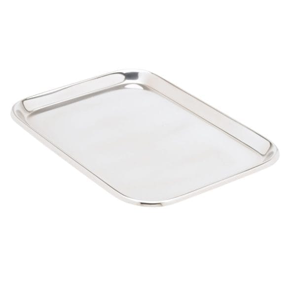 Stainless Steel Instrument Tray, 14" x 10" x 5/8"