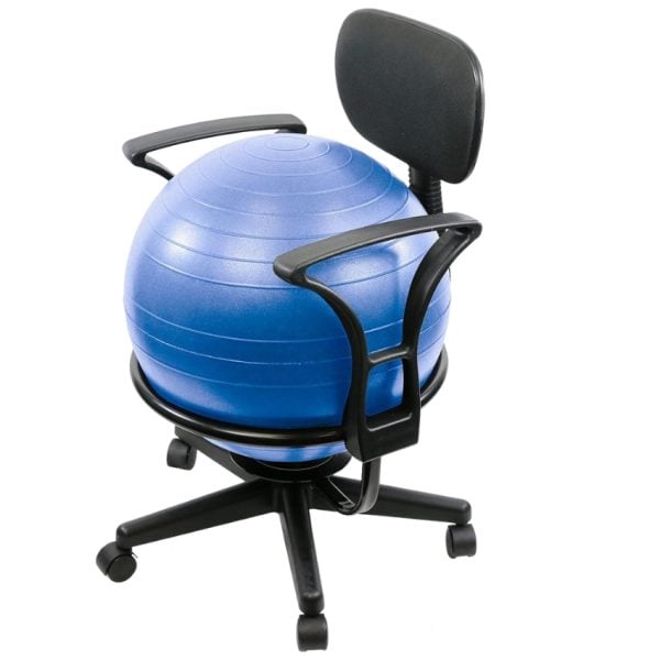 CanDo Metal Mobile Ball Stabilizer Chairs - Image 6