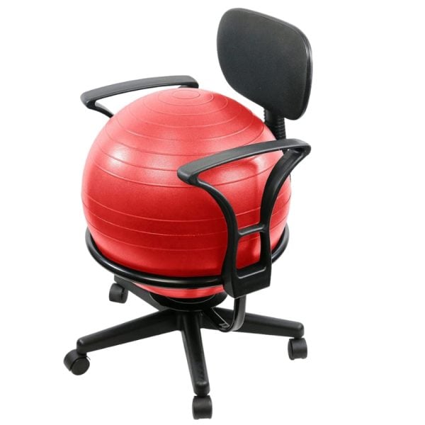 CanDo Metal Mobile Ball Stabilizer Chairs - Image 7