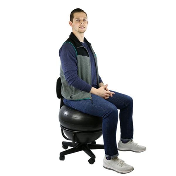 CanDo Metal Mobile Ball Stabilizer Chairs - Image 9