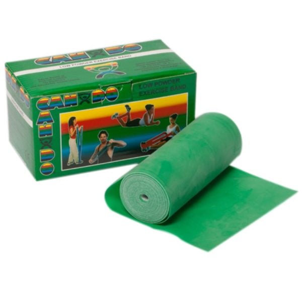 CanDo Low Powder Exercise Band Rolls, with Latex - Image 4