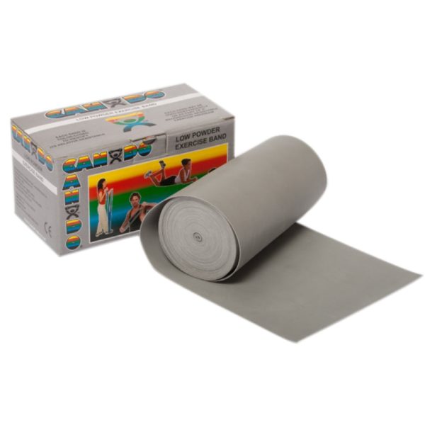 CanDo Low Powder Exercise Band Rolls, with Latex - Image 7