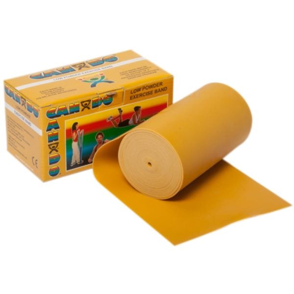 CanDo Low Powder Exercise Band Rolls, with Latex - Image 8