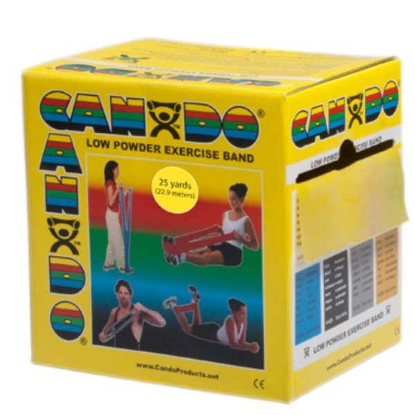 CanDo Low Powder Exercise Band Rolls, with Latex - Image 10