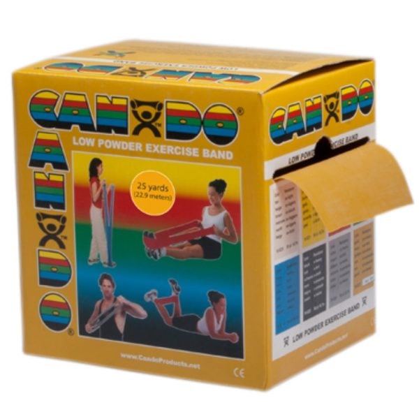 CanDo Low Powder Exercise Band Rolls, with Latex - Image 16