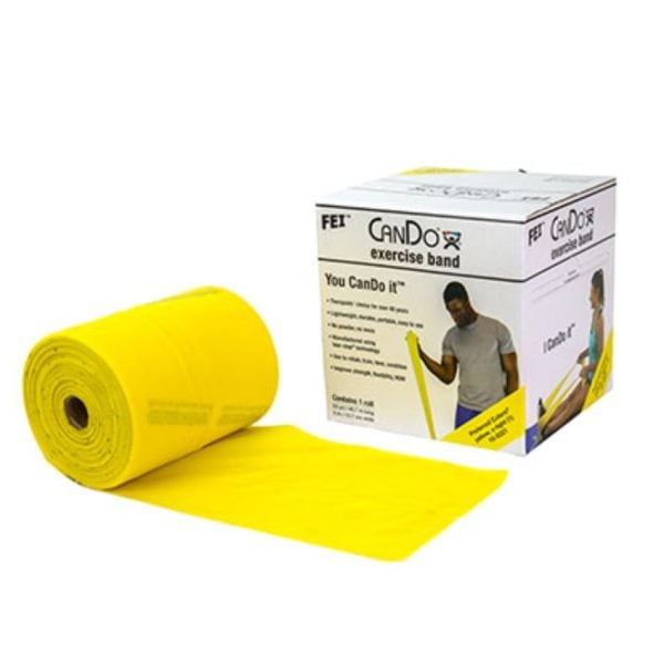 CanDo Low Powder Exercise Band Rolls, with Latex - Image 18