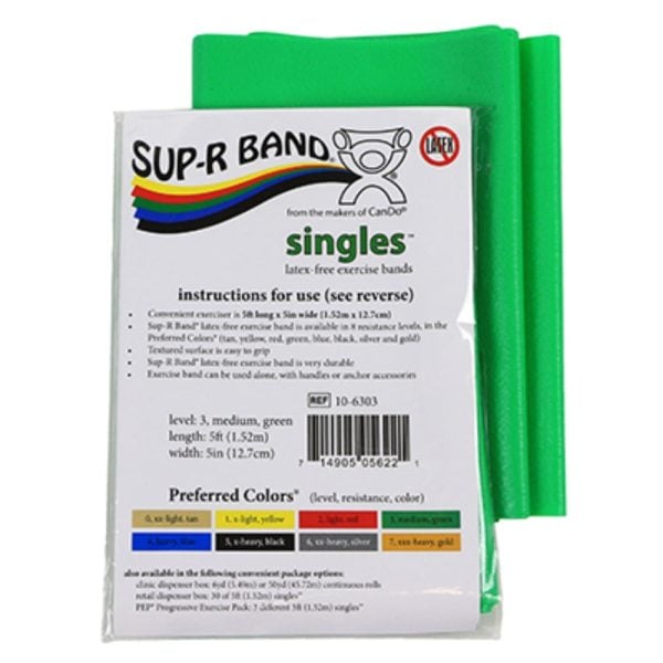 Sup-R Singles Latex Free Exercise Bands - Image 3