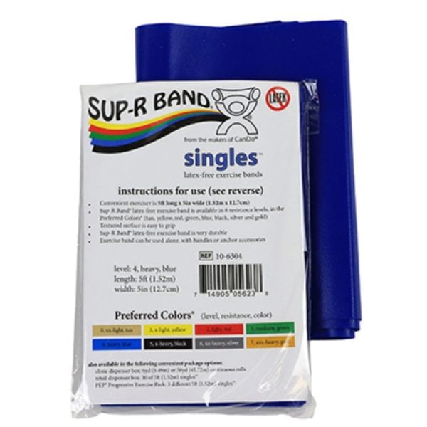 Sup-R Singles Latex Free Exercise Bands - Image 4