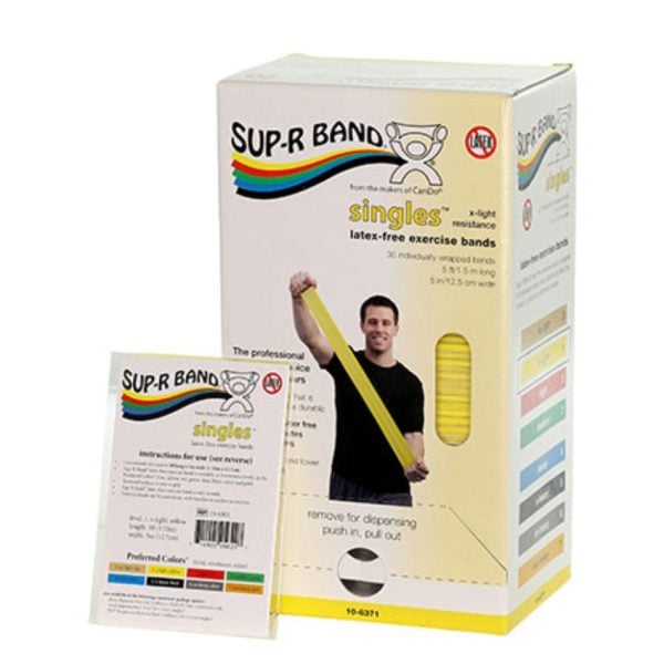 Sup-R Singles Latex Free Exercise Bands - Image 6