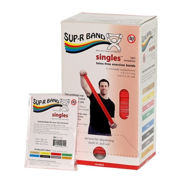 Sup-R Singles Latex Free Exercise Bands - Image 7