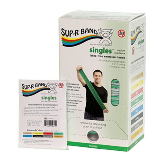 Sup-R Singles Latex Free Exercise Bands - Image 8