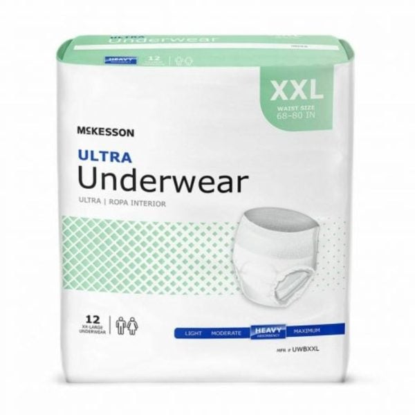 Ultra Pull On Adult Absorbent Underwear, 2X-Large