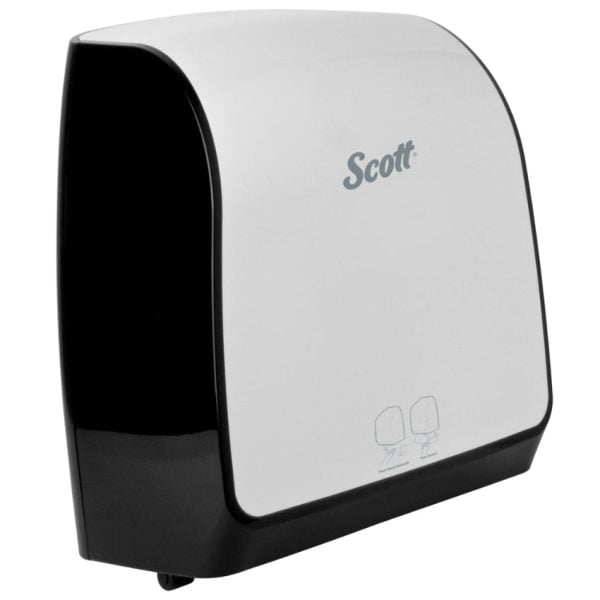 Scott Pro Automatic Hard Roll Towel Dispenser, White