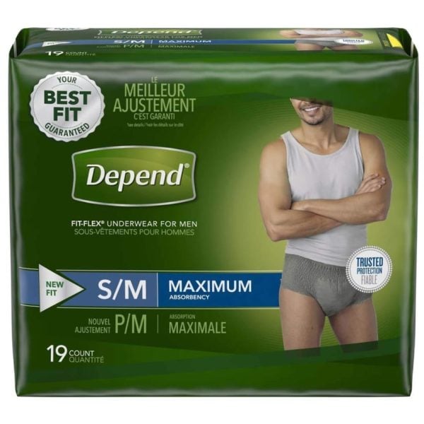 Depend Max Protection Fitted Briefs