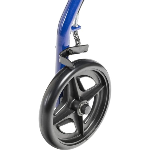 Aluminum Rollator with Fold Up and Removable Back Support and Padded Seat - Image 5