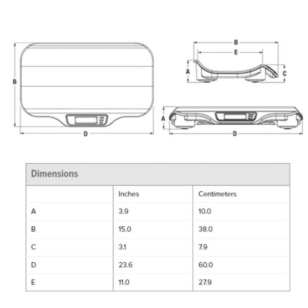 RL-DBS-2 Dual Range Digital Baby Scale - Image 2