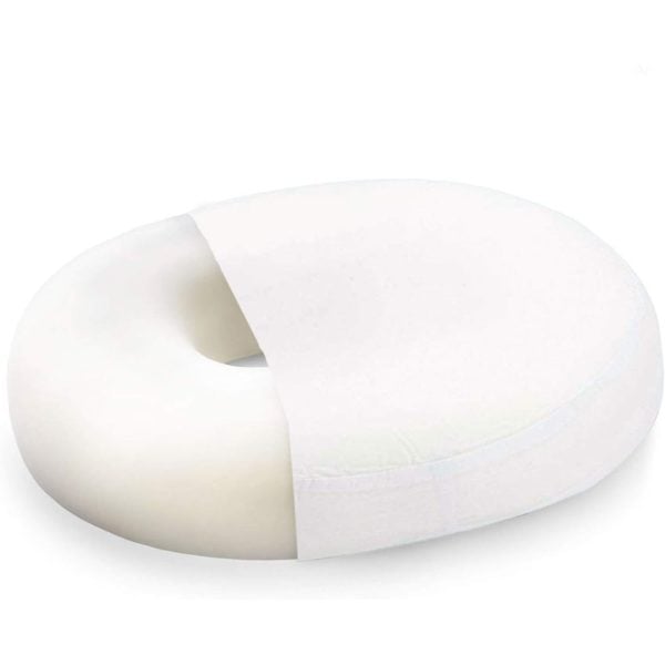 Contoured Foam Ring Cushion, 16", White - Image 2