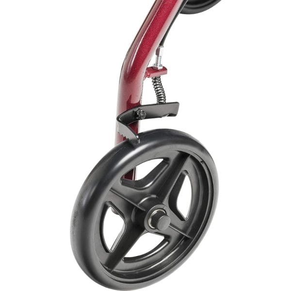 Aluminum Rollator with Fold Up and Removable Back Support and Padded Seat - Image 11