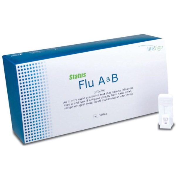 Status Flu A & B Positive and Negative Control Swabs