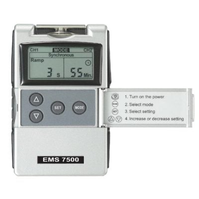 Portable Dual-Channel Electric Muscle Stimulator - Digital