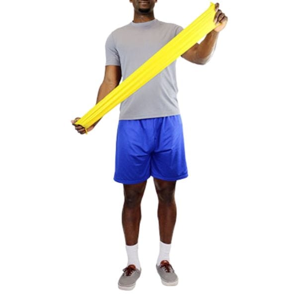 CanDo Low Powder Pre-cut Exercise Bands, with Latex - Image 2