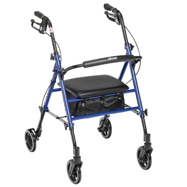 Adjustable Height Rollator with 6" Casters - Image 6