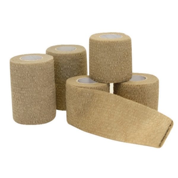 Flexible Cohesive Bandage, Tan