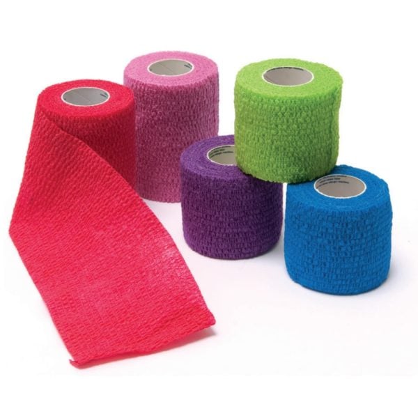 Flexible Cohesive Bandage, Assorted Colors