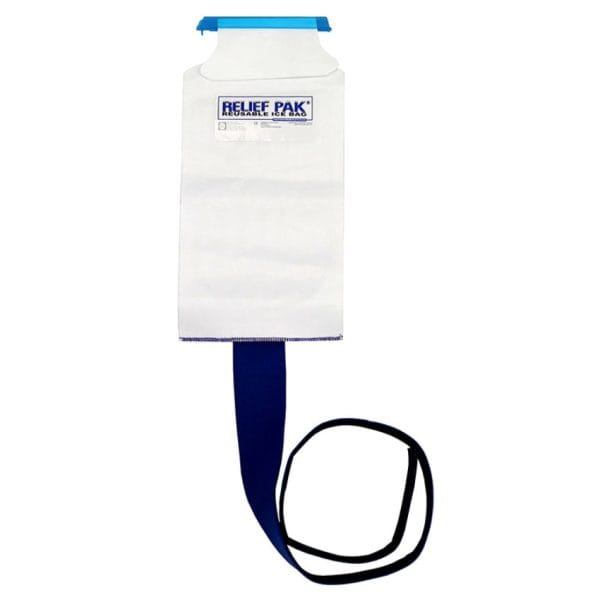 Relief Pak Insulated Ice Bag, Hook-Loop Band, Large