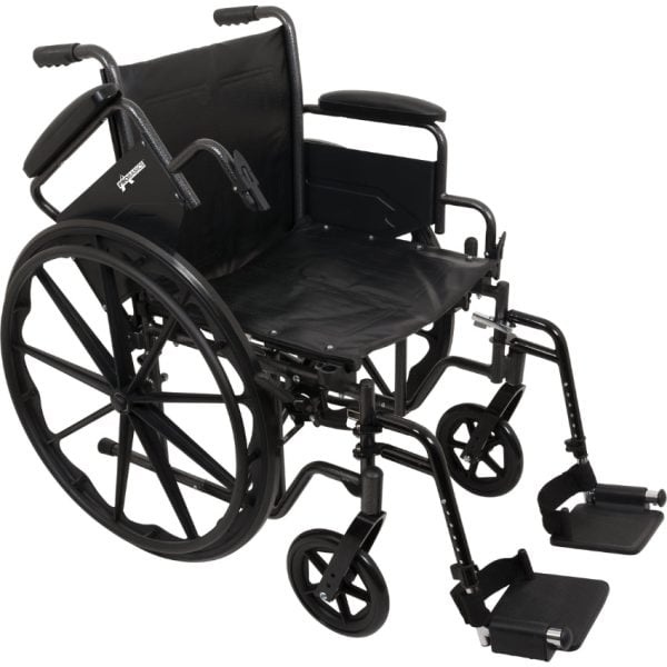 ProBasics K2 Standard Hemi Wheelchair with Seat and Swing-Away Footrests - Image 2