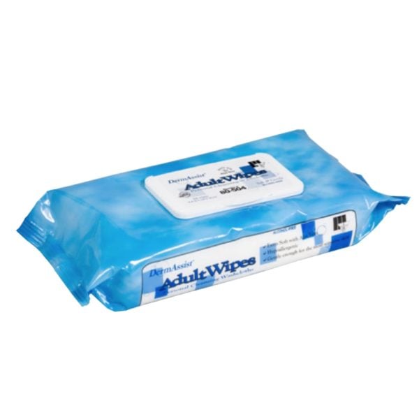 Dermassist Pre-Moistened Adult Wipes