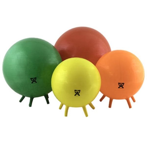 CanDo Inflatable Exercise Balls with Feet