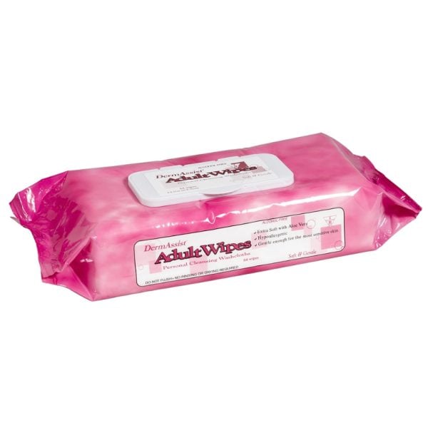 Dermassist Pre-Moistened Adult Wipes - Image 6