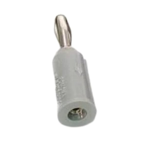 Pin to Banana Adapter Plug for Electrode Cables, Gray