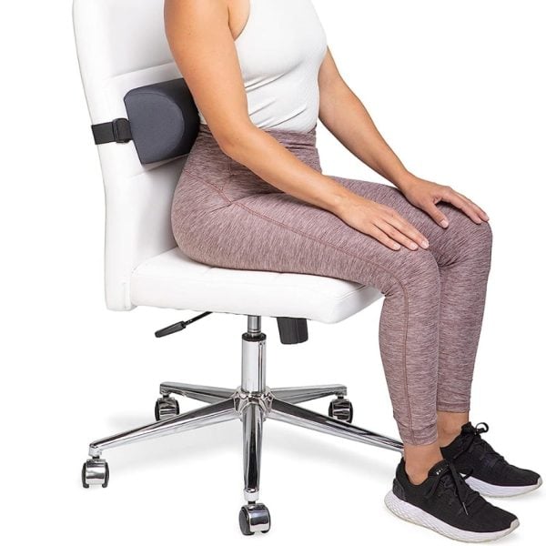 The Original McKenzie D-Section Lumbar Roll with Cover - Image 3