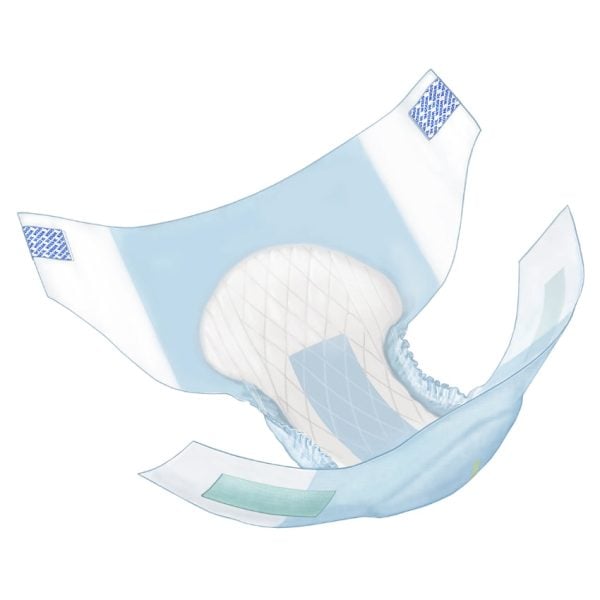 Adult Incontinence Brief Wings, Heavy Absorbency, Large