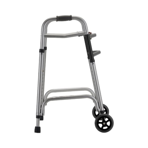 Heavy Duty Folding Walker 5 inch Wheels - Image 3