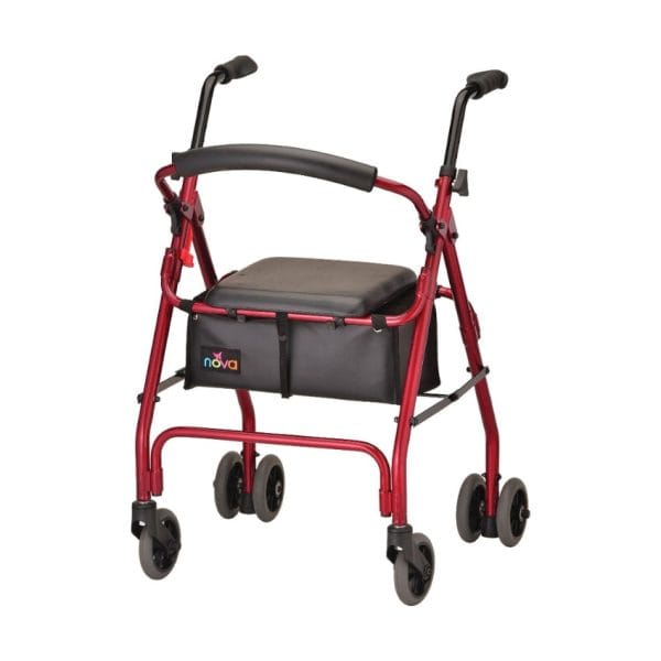 Cruiser Classic Rolling Walker, Red